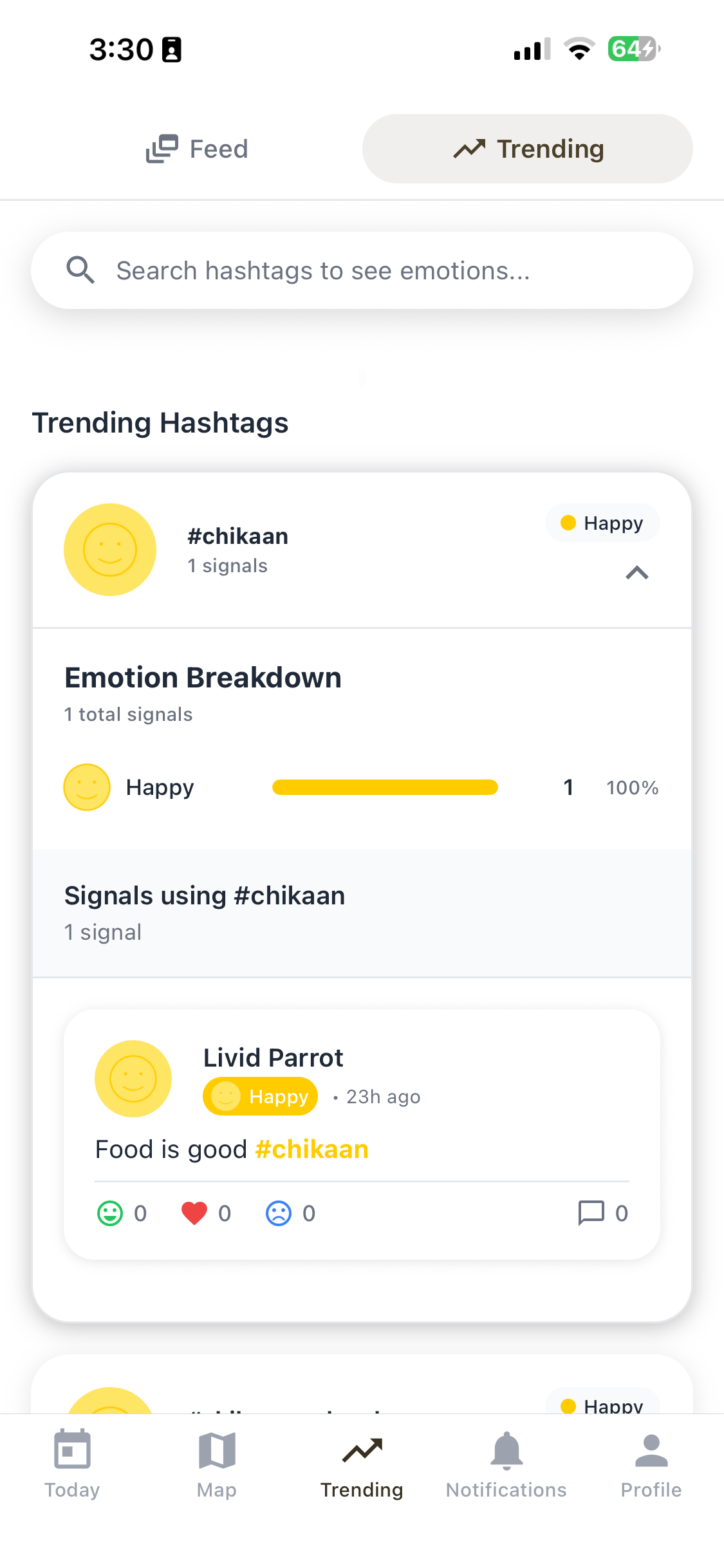 Trending Hashtags Dashboard